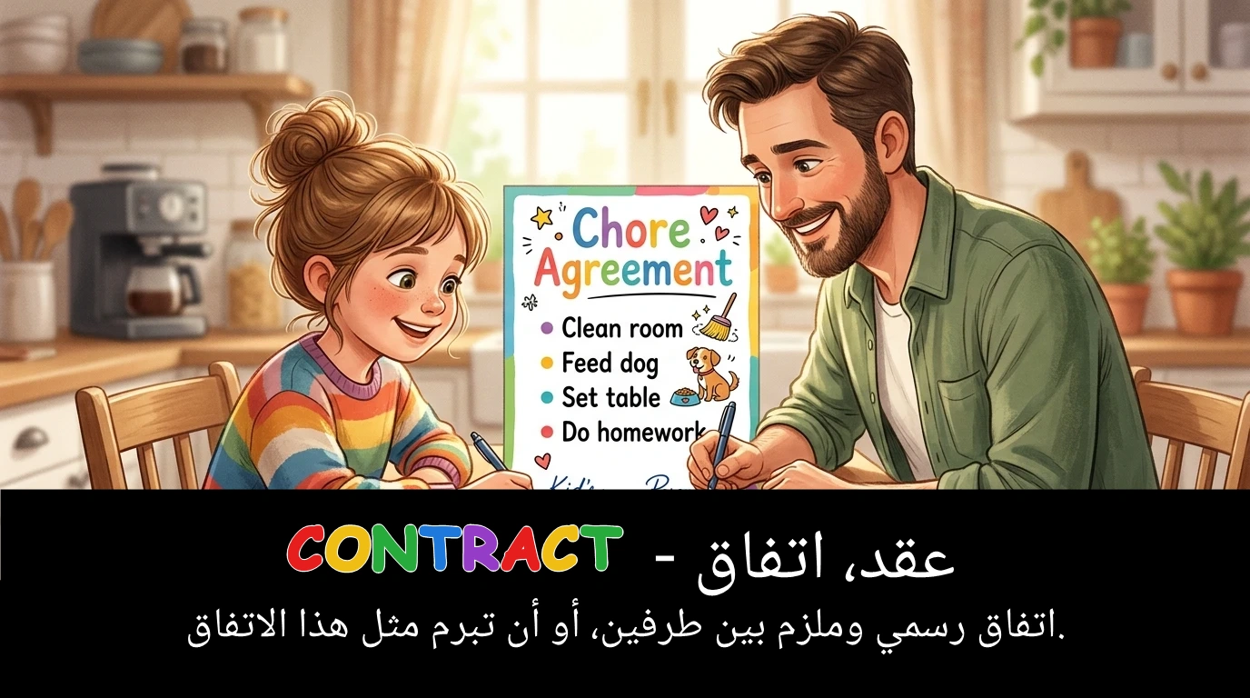 Arabic Illustration for contract